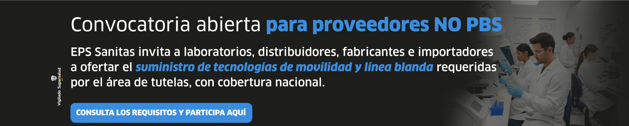CONVOCATORIA NACIONAL MOVILIDAD Y LÍNEA BLANDA EPS SANITAS