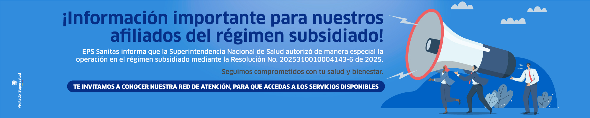 Comunicado régimen subsidiado