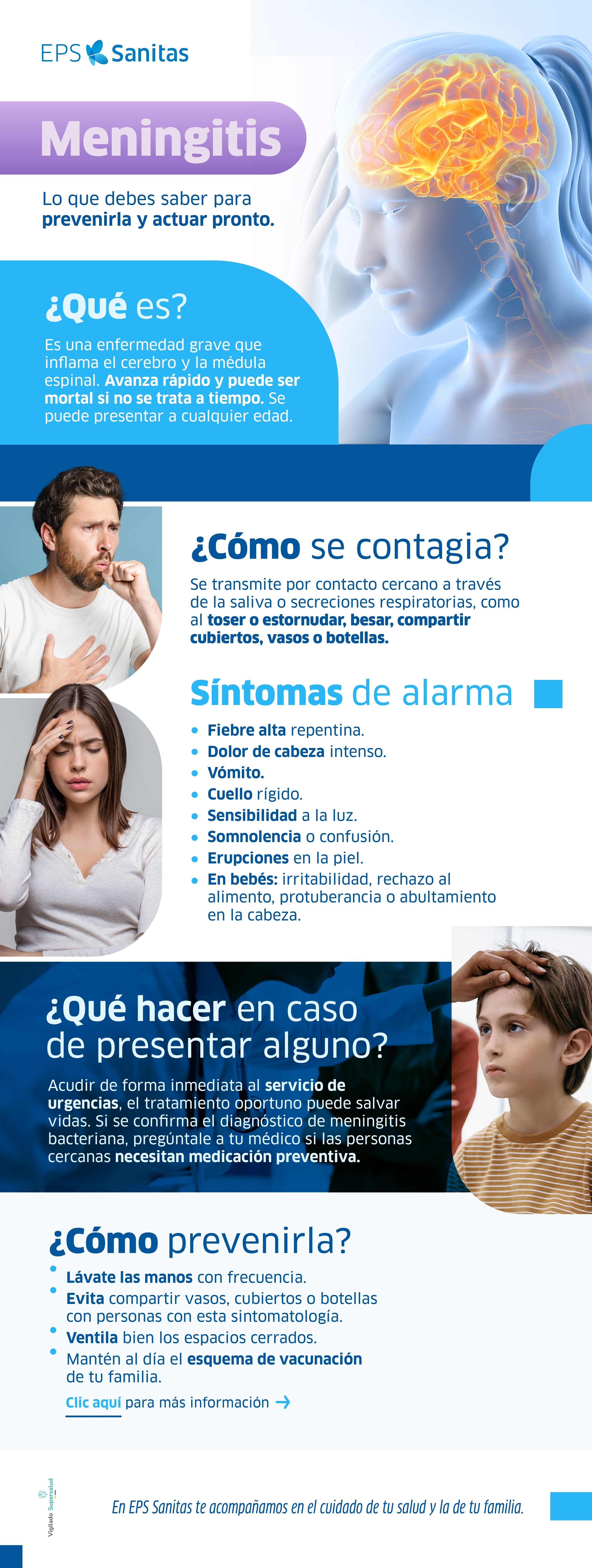 Novedad meningitis