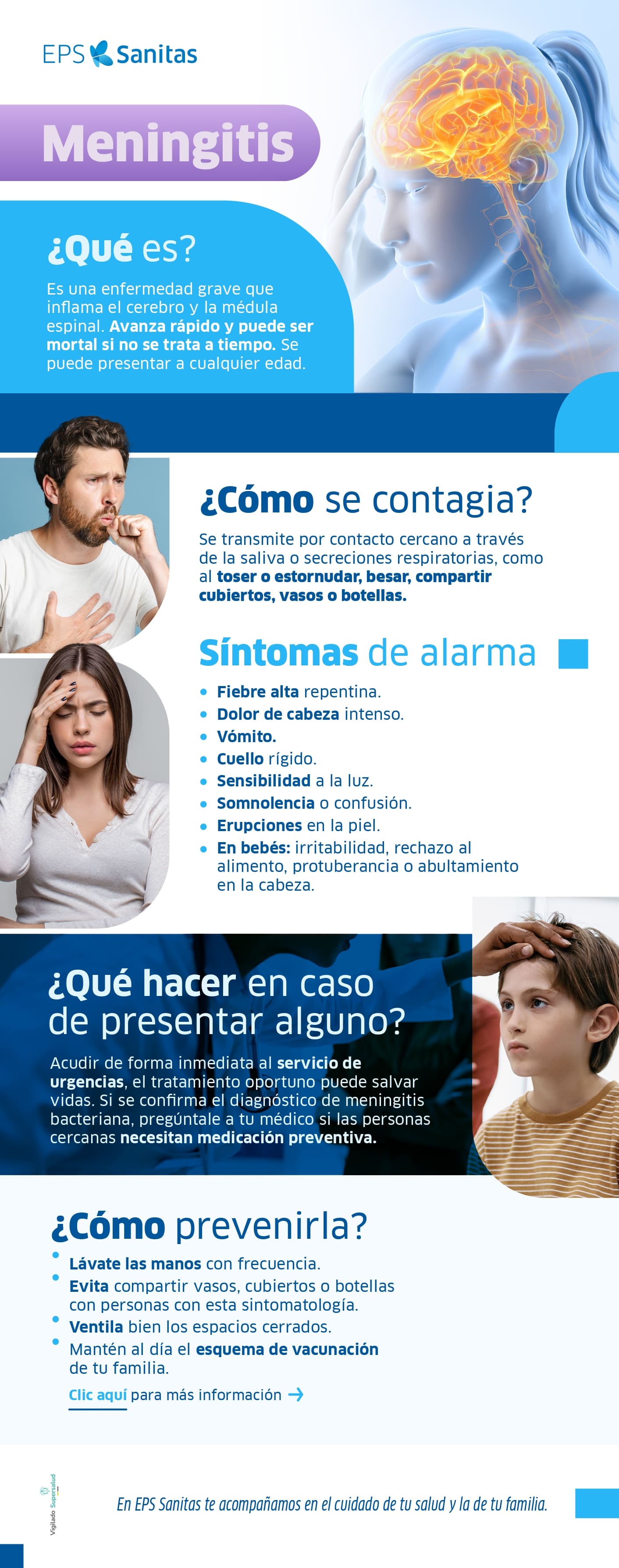 Novedad meningitis