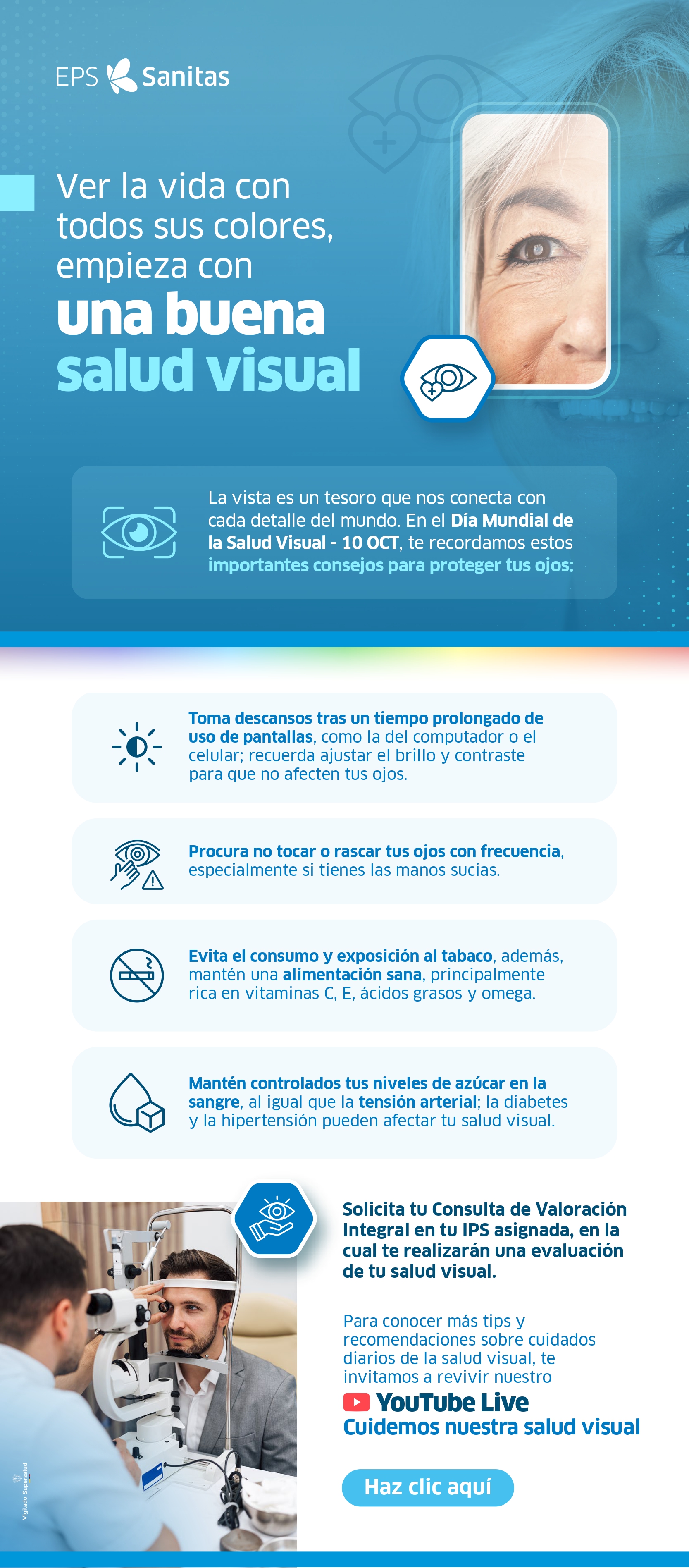 Afiche salud visual
