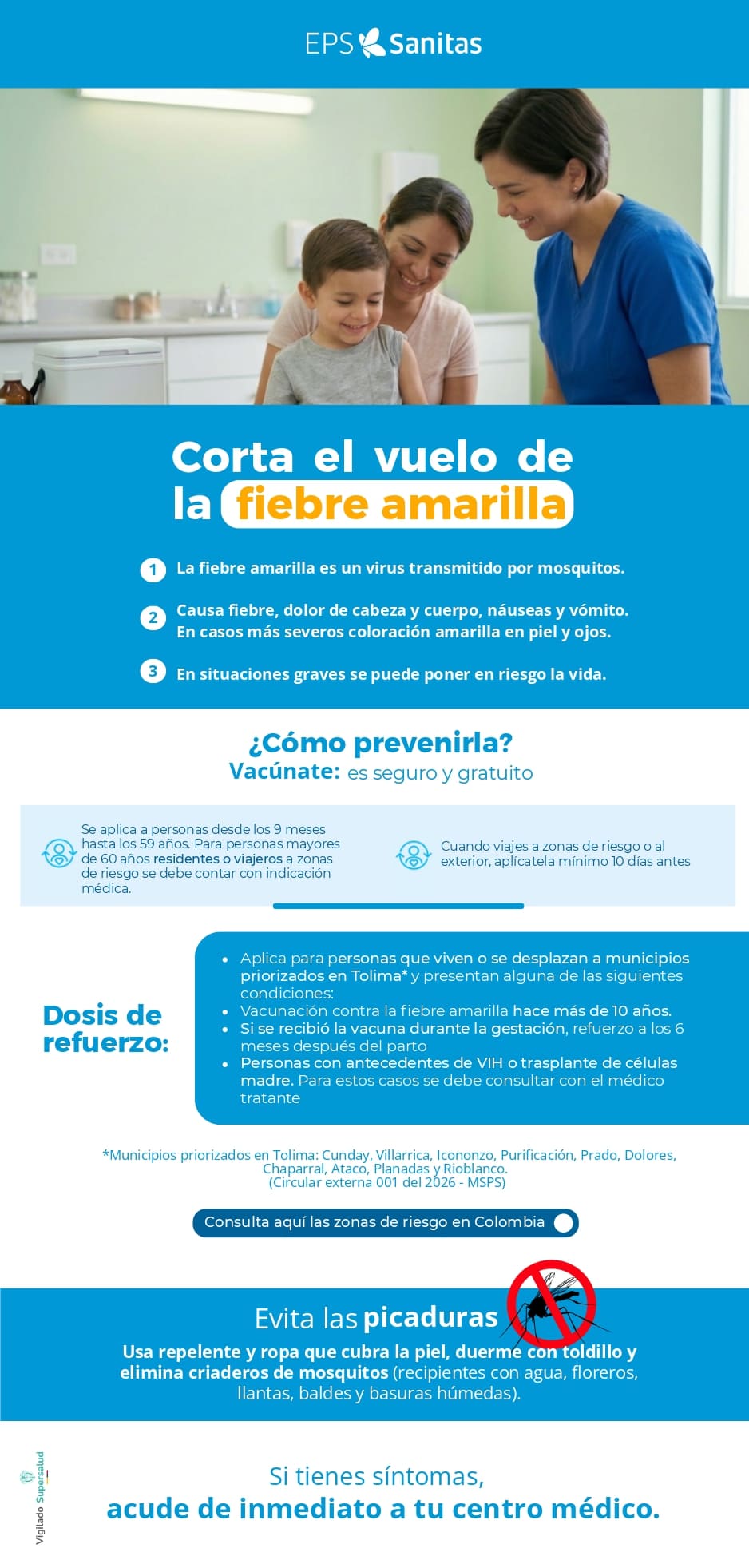 Afiche fiebre amarilla