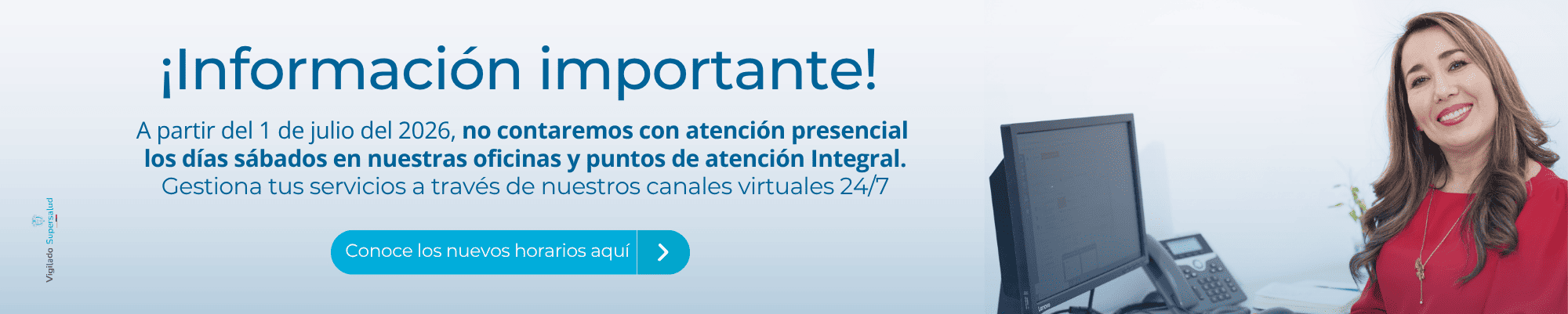 Cambio de horarios