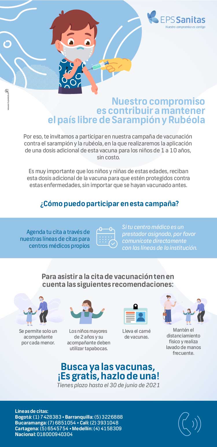 Campaña de vacunación contra el sarampión y la rubéola