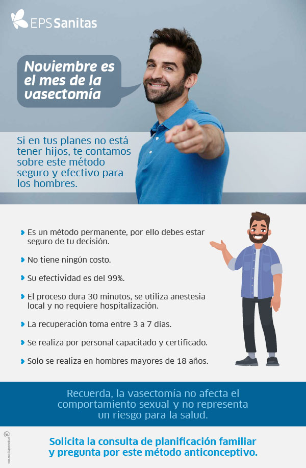 Vasectomía: un método seguro y efectivo