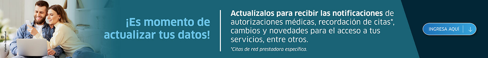 Actualiza tus datos